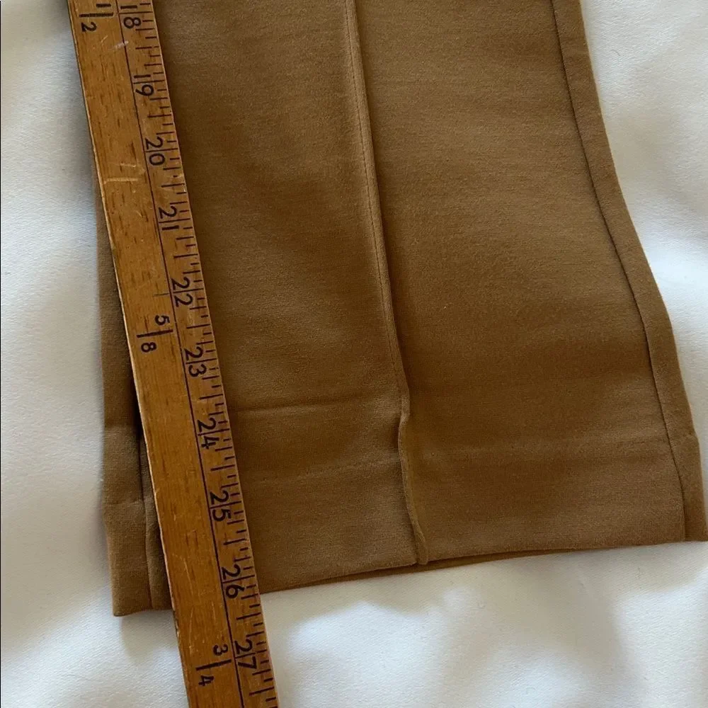 Everlane, the dream trouser Wide-Leg Ponte Pants in Camel